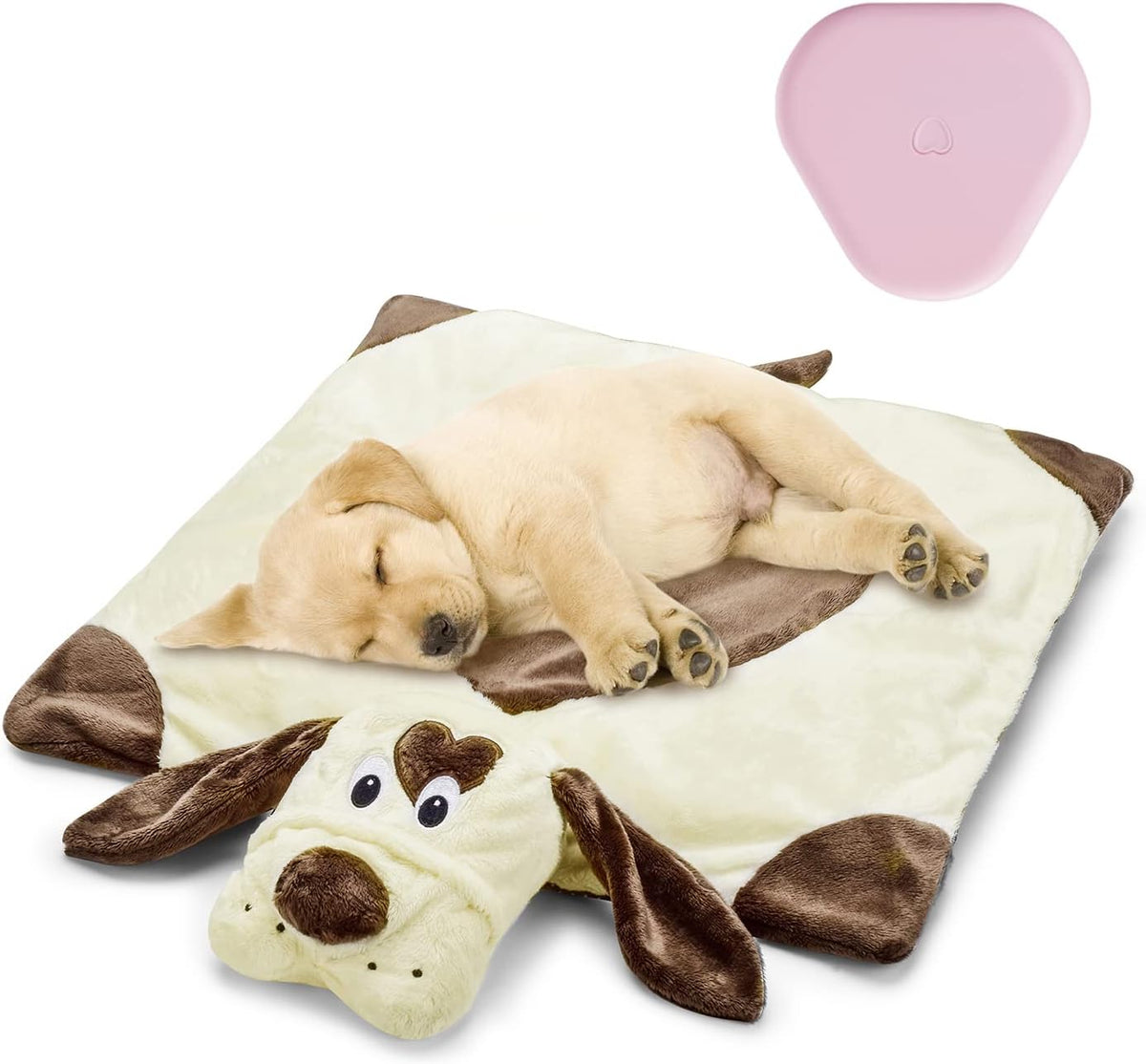 Puppy Heartbeat Comfort Toy – Soft Plush Cuddle Companion
