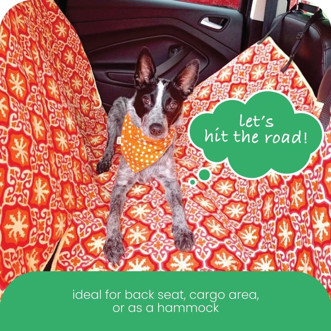 3-in-1 Dog Car Seat Cover – Hammock & Seat Protector