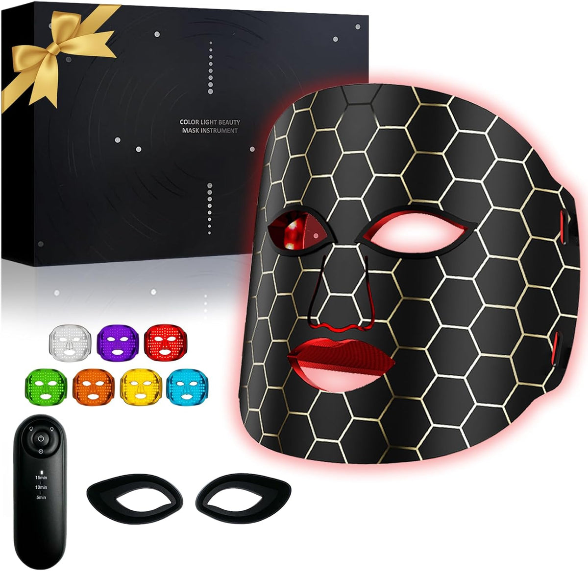 LED Light Therapy Face Mask – 7-Color Skincare & Facial Care Device